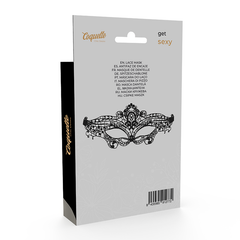 COQUETTE CHIC DESIRE - LACE MASK BLACK - 53Xshop