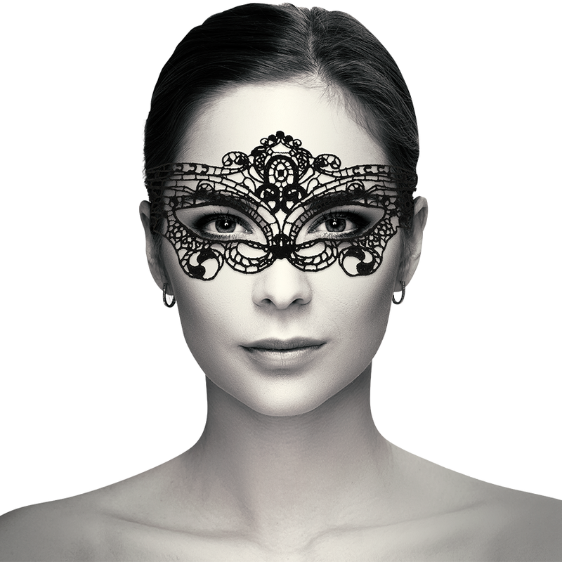 COQUETTE CHIC DESIRE - LACE MASK BLACK - 53Xshop