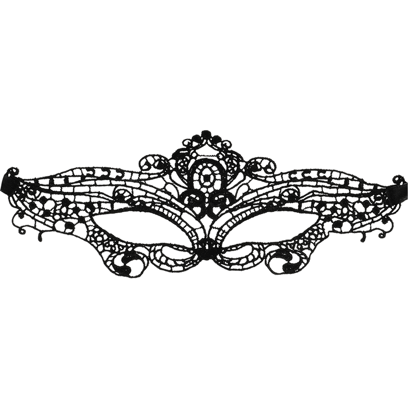 COQUETTE CHIC DESIRE - LACE MASK BLACK - 53Xshop