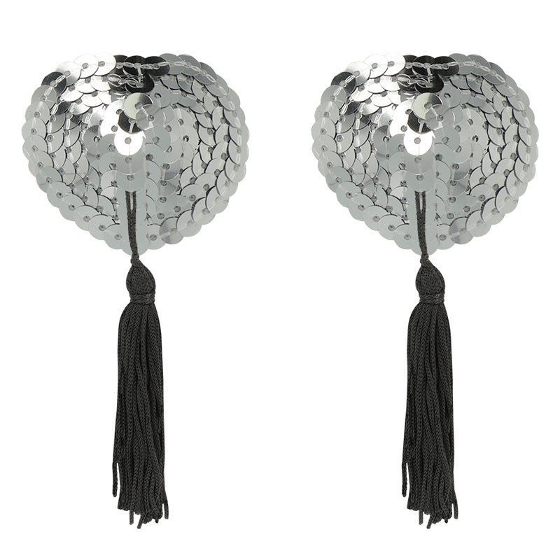 COQUETTE CHIC DESIRE - NIPPLE COVERS SILVER - 53Xshop