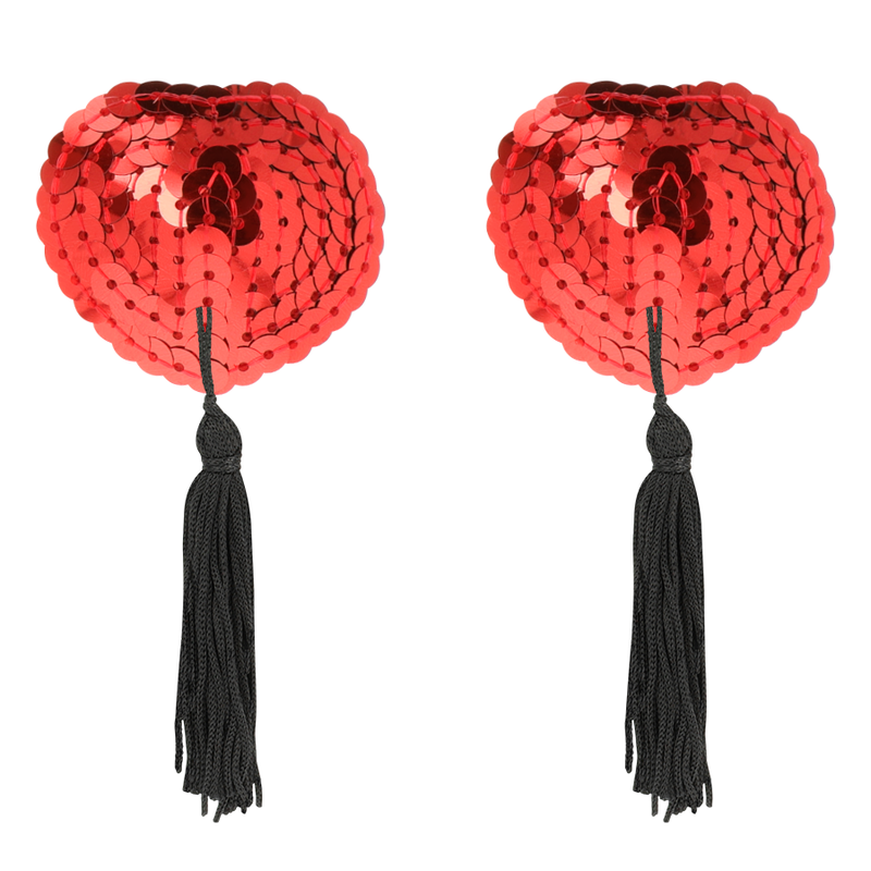 COQUETTE CHIC DESIRE - NIPPLE COVERS RED - 53Xshop