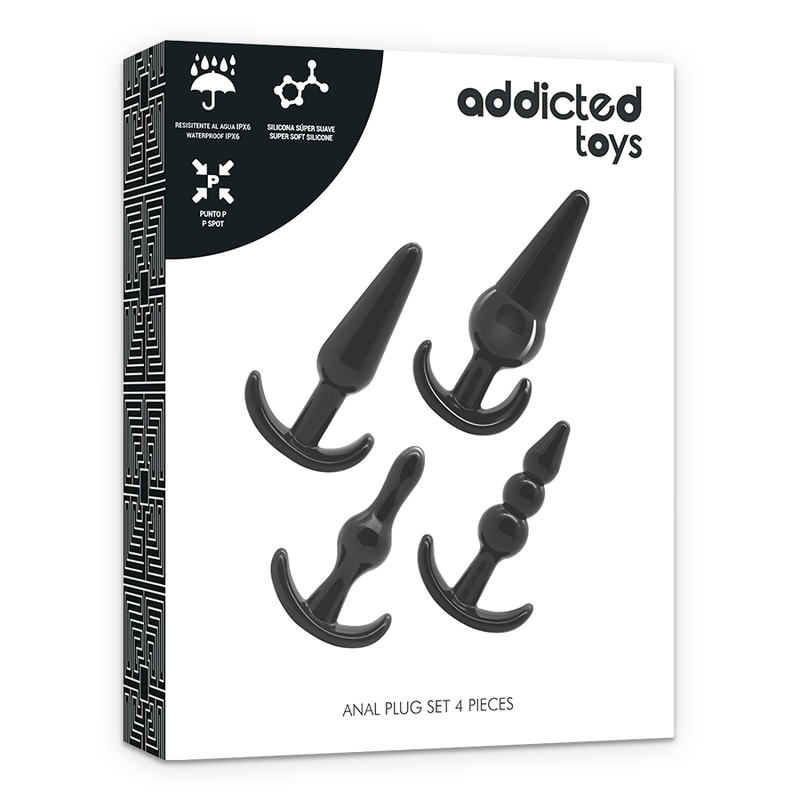 ADDICTED TOYS - SET 4 ANAL PLUGS - 53Xshop