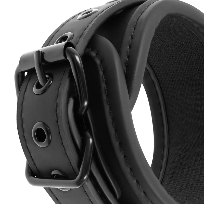 FETISH SUBMISSIVE - SET OF HANDCUFFS AND TIES WITH NOPRENE LINING - 53Xshop