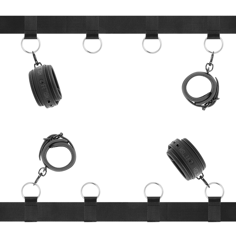 FETISH SUBMISSIVE - LUXURY BED TIES SET WITH NOPRENE LINING - 53Xshop
