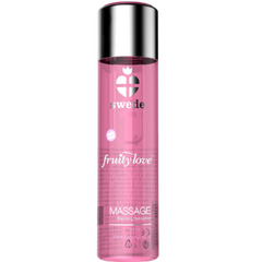 SWEDE - FRUITY LOVE WARMING EFFECT MASSAGE OIL SPARKLING STRAWBERRY WINE 120 ML - 53Xshop