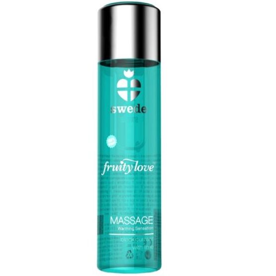SWEDE - FRUITY LOVE WARMING EFFECT MASSAGE OIL BLACK CURRANT AND LIME 60 ML - 53Xshop