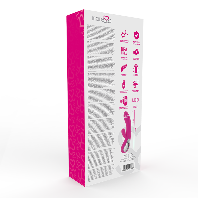MORESSA - TROY PREMIUM SILICONE RECHARGEABLE - 53Xshop