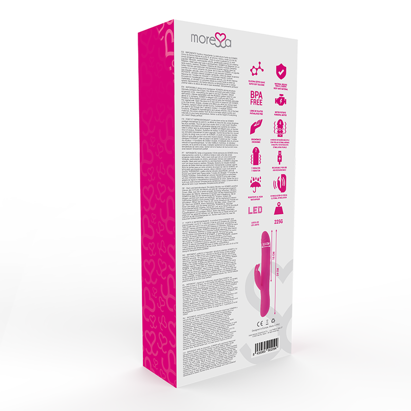 MORESSA - SOMER PREMIUM VIBRATOR WITH MULTIPLE ROTATION - 53Xshop
