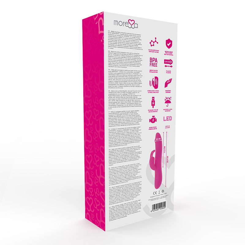 MORESSA - MOLLY PREMIUM SILICONE RECHARGEABLE - 53Xshop