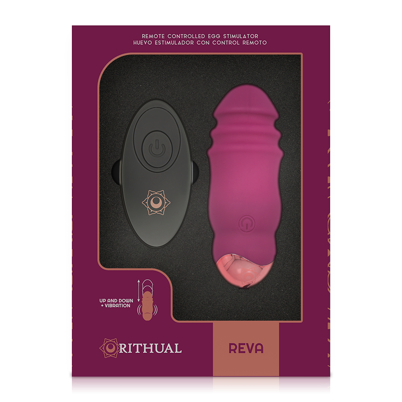 RITHUAL - REVA EGG REMOTE CONTROL UP&DOWN SYSTEM + VIBRATION - 53Xshop