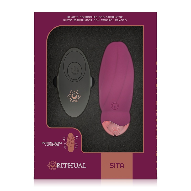 RITHUAL - SITA EGG REMOTE CONTROL BEAD ROTATION + VIBRATION - 53Xshop