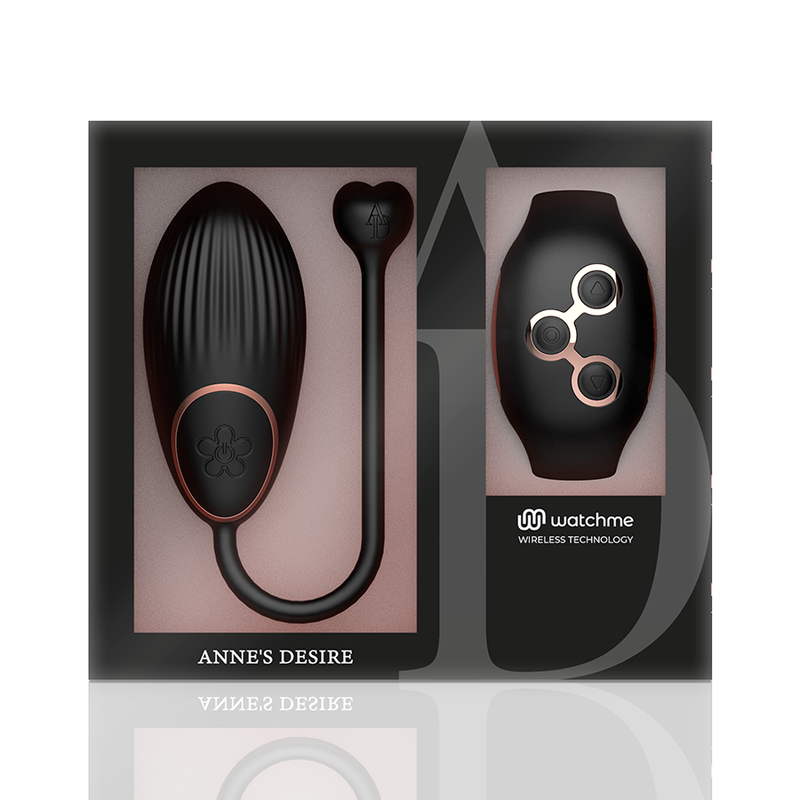 ANNE'S DESIRE - EGG REMOTE CONTROL TECHNOLOGY WATCHME BLACK/GOLD - 53Xshop