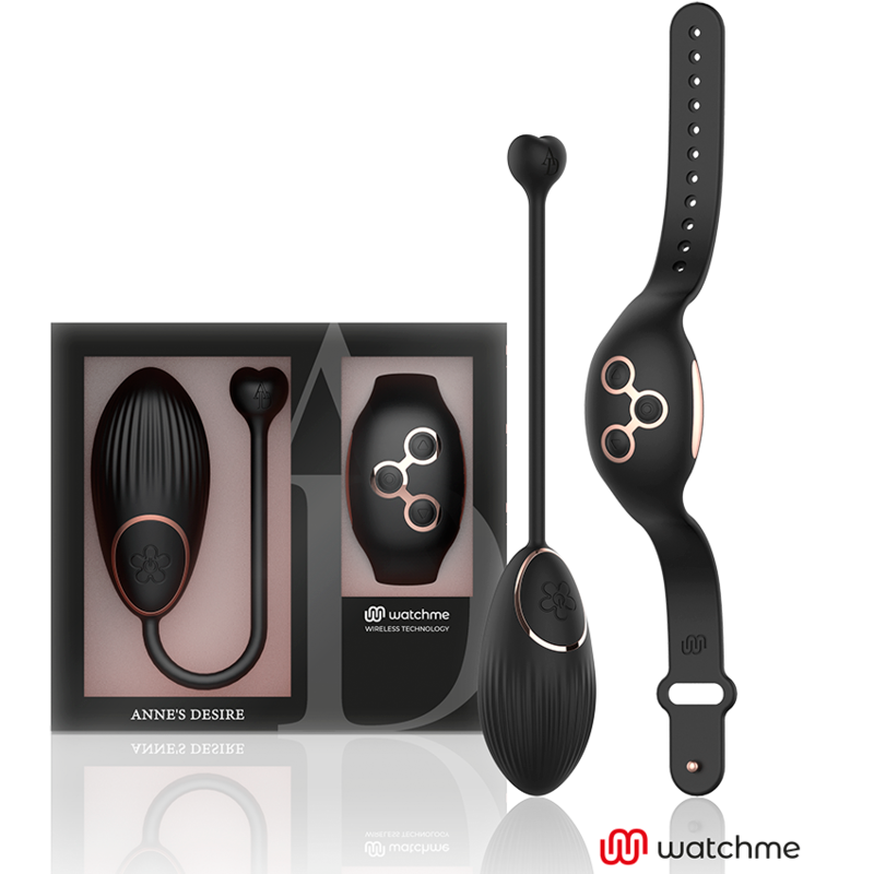 ANNE'S DESIRE - EGG REMOTE CONTROL TECHNOLOGY WATCHME BLACK/GOLD - 53Xshop