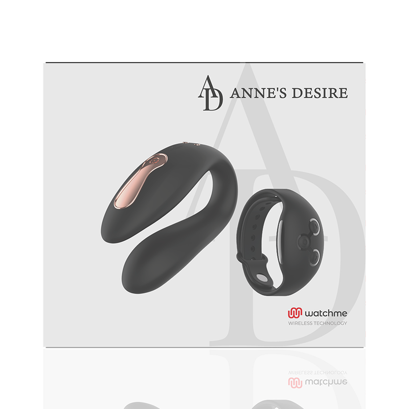 ANNE'S DESIRE - DUAL PLEASURE TECNOLOG A WATCHME BLACK - 53Xshop