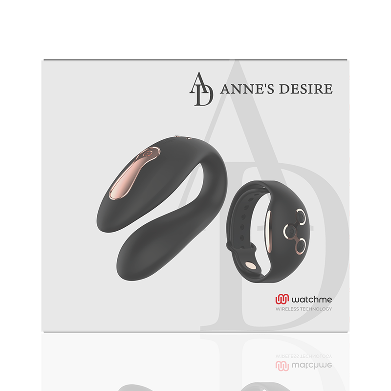 ANNE'S DESIRE - DUAL PLEASURE TECNOLOG A WATCHME BLACK/GOLD - 53Xshop