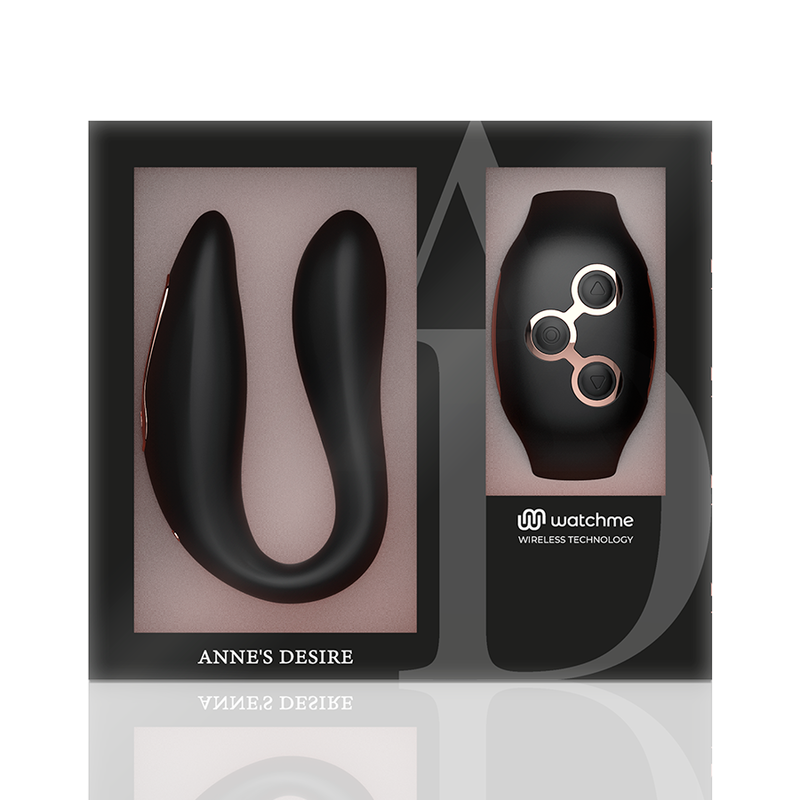 ANNE'S DESIRE - DUAL PLEASURE TECNOLOG A WATCHME BLACK/GOLD - 53Xshop