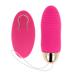 OHMAMA - REMOTE CONTROL VIBRATING EGG 10 SPEEDS PINK - 53Xshop