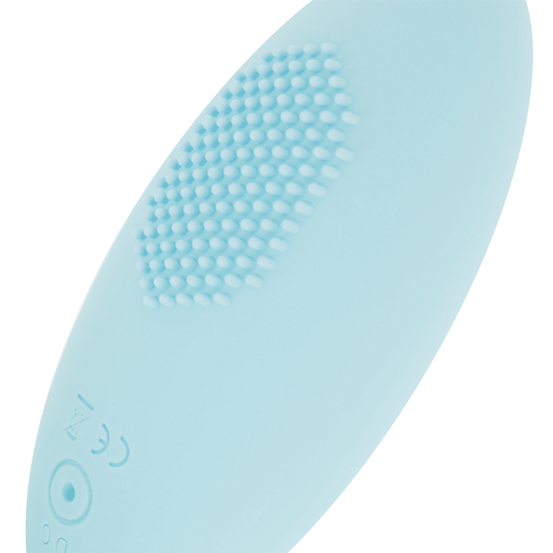 OHMAMA - TEXTURED VIBRATING EGG 10 MODES BLUE - 53Xshop