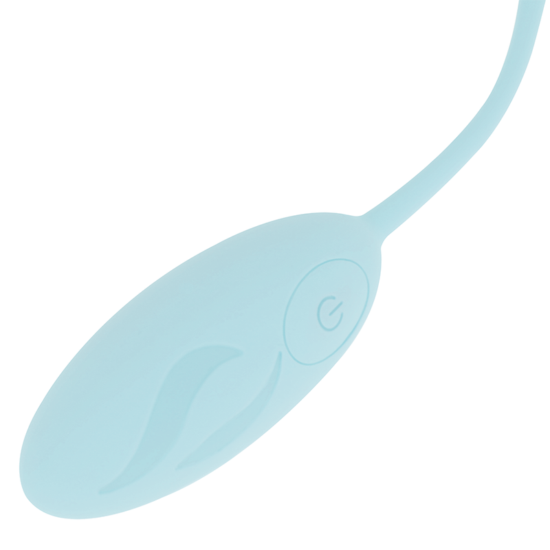 OHMAMA - TEXTURED VIBRATING EGG 10 MODES BLUE - 53Xshop