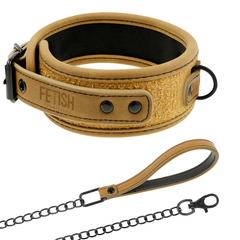 FETISH SUBMISSIVE ORIGEN - NEOPRENE LINED NECKLACE WITH CHAIN - 53Xshop