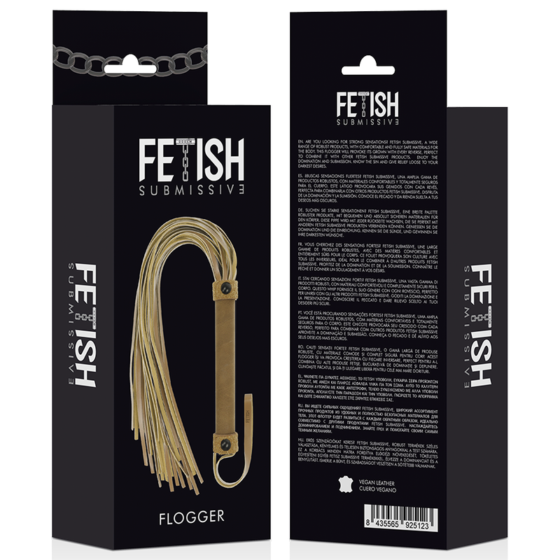 FETISH SUBMISSIVE ORIGEN - VEGAN LEATHER WHIP - 53Xshop