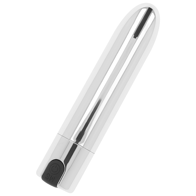 OHMAMA - SILVER VIBRATING BULLET 9.5 CM - 53Xshop