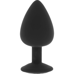 OHMAMA - DIAMOND SILICONE ANAL PLUG SIZE L 9 CM - 53Xshop