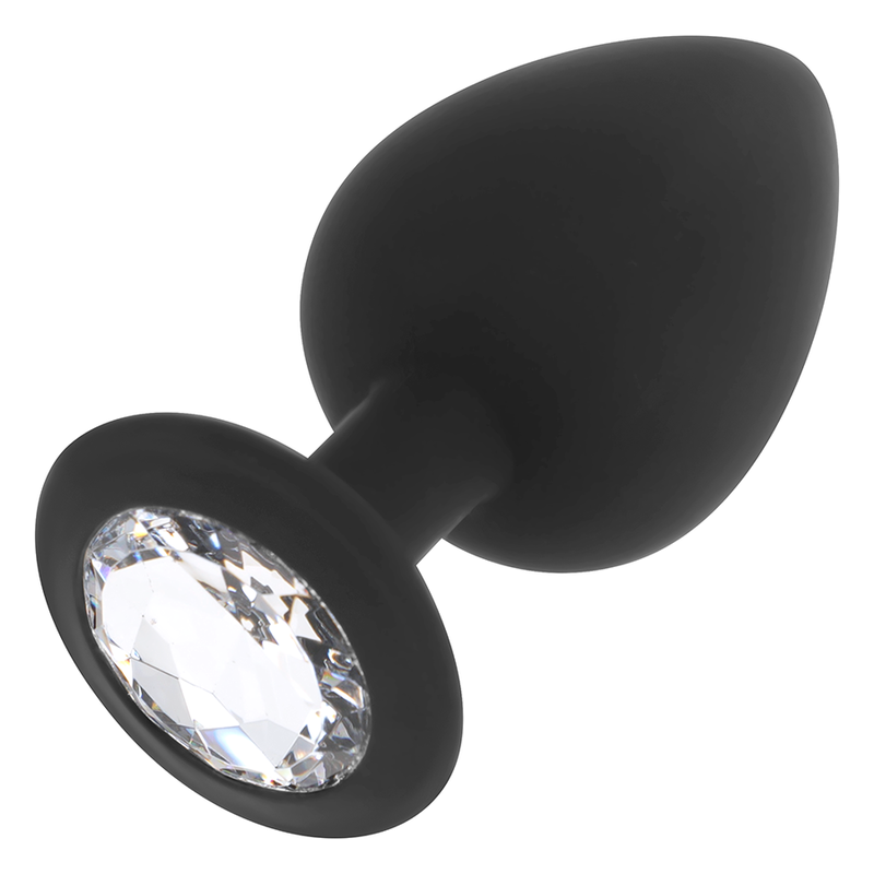 OHMAMA - DIAMOND SILICONE ANAL PLUG SIZE L 9 CM - 53Xshop