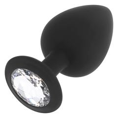 OHMAMA - DIAMOND SILICONE ANAL PLUG SIZE L 9 CM - 53Xshop