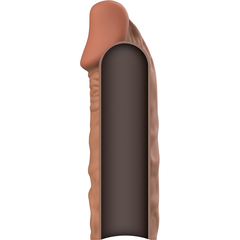 VIRILXL - LIQUID SILICONE V5 BROWN PENIS EXTENSION - 53Xshop