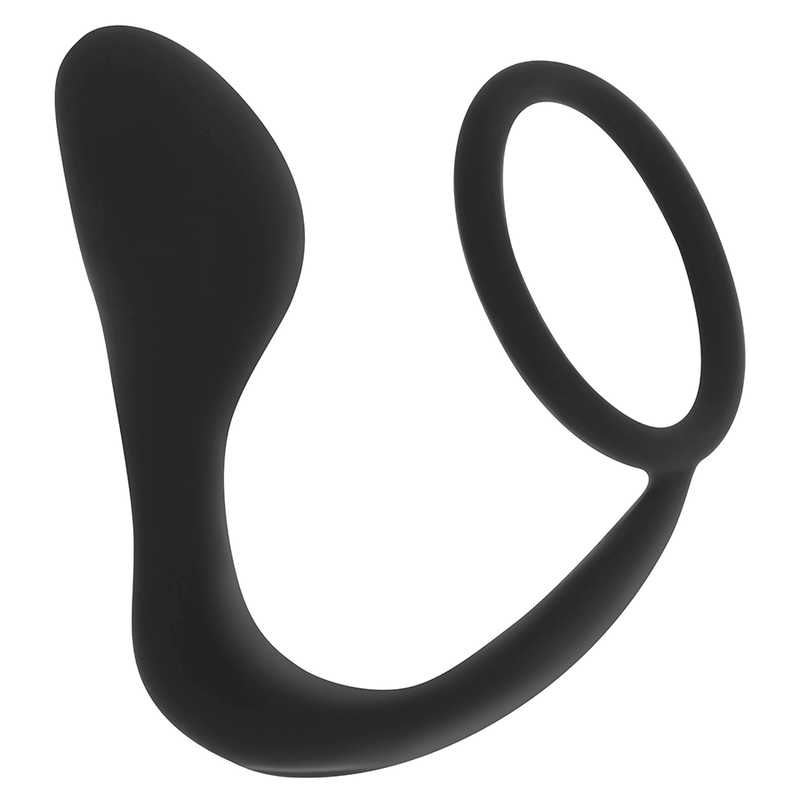 OHMAMA - SILICONE ANAL PLUG WITH RING 10.5 CM - 53Xshop