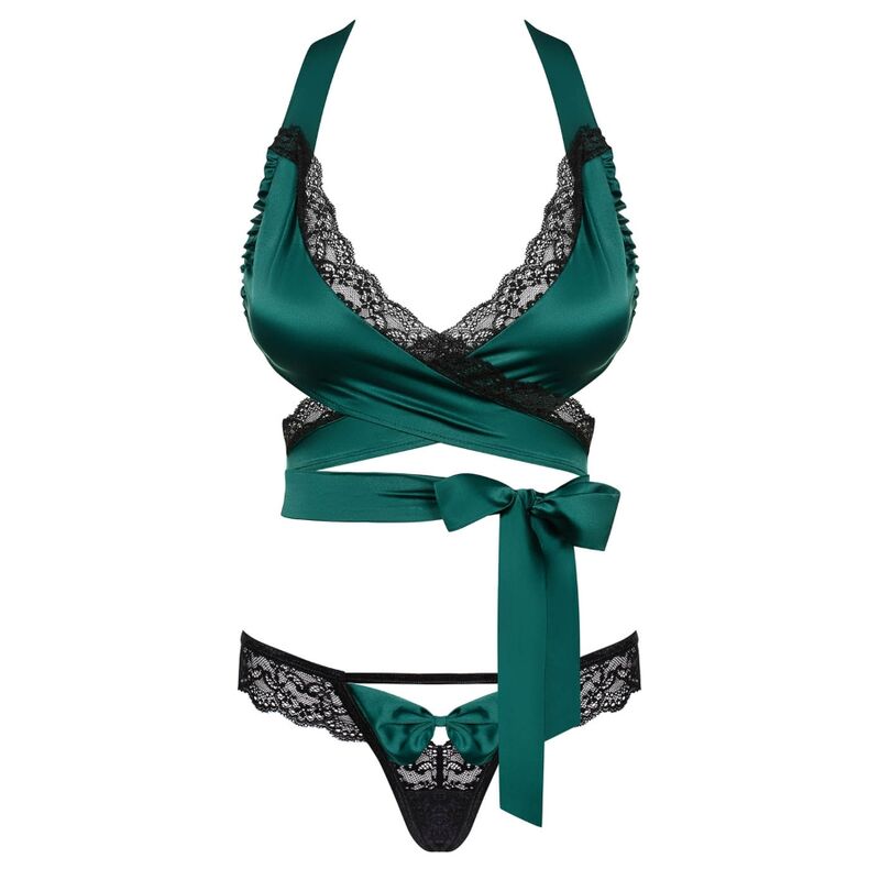 OBSESSIVE - SENSUELIA SET TWO PIECES RED XXL - 53Xshop