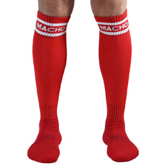 MACHO - LONG SOCKS ONE SIZE BLACK - 53Xshop
