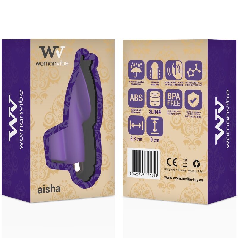 WOMANVIBE - AISHA SILICONE STIMULATOR FINGER - 53Xshop