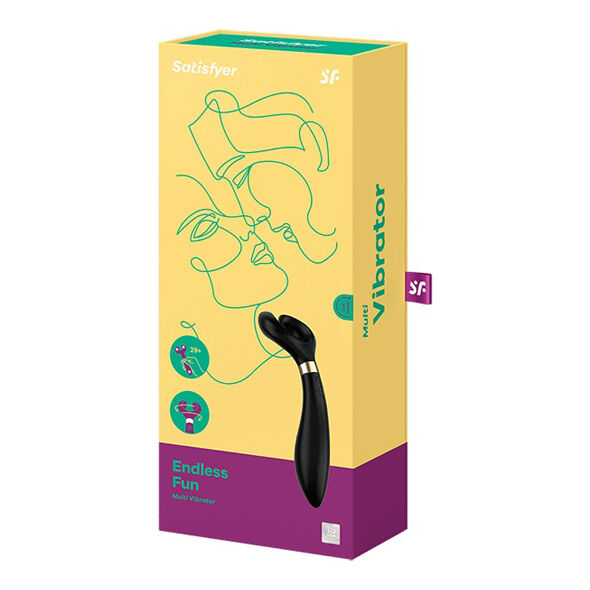 SATISFYER - ENDLESS FUN MULTI VIBRATOR 3 BLUE - 53Xshop