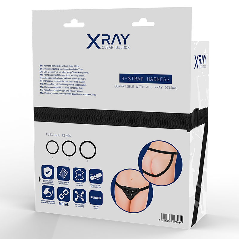 X RAY - HARNESS WITH SILICONE RINGS - 53Xshop
