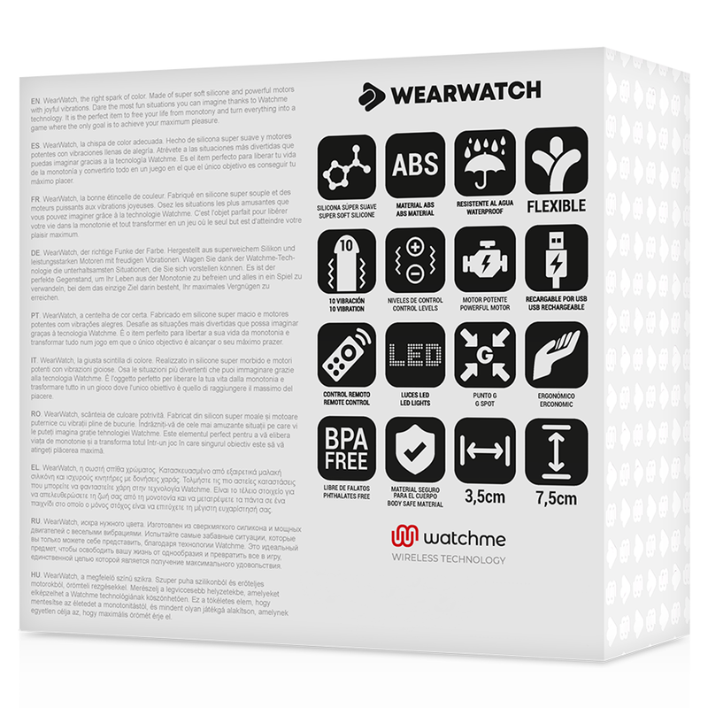 WEARWATCH - WATCHME TECHNOLOGY REMOTE CONTROL EGG FUCHSIA / JET - 53Xshop