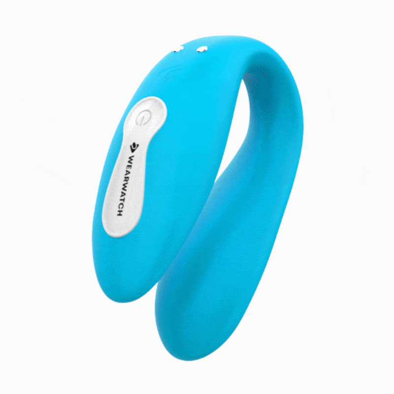 WEARWATCH - WATCHME DUAL TECHNOLOGY VIBRATOR INDIGO/SNOW - 53Xshop
