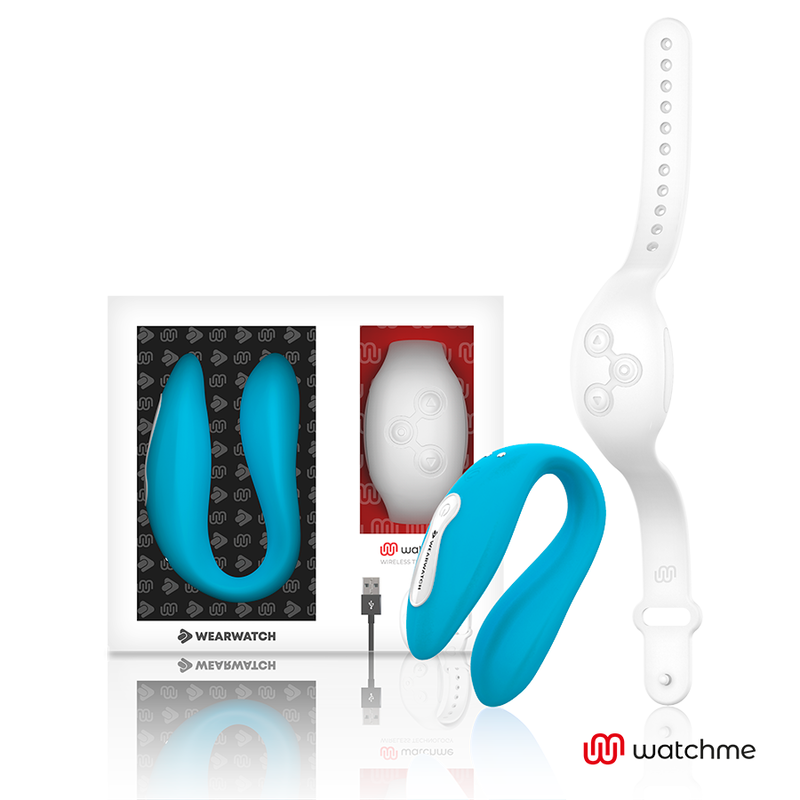 WEARWATCH - WATCHME DUAL TECHNOLOGY VIBRATOR INDIGO/SNOW - 53Xshop