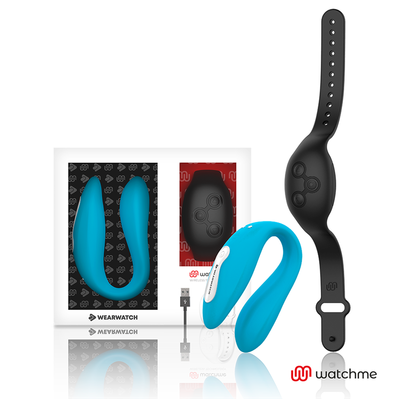 WEARWATCH - WATCHME DUAL TECHNOLOGY VIBRATOR INDIGO / JET - 53Xshop