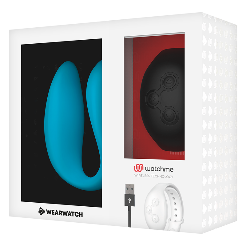 WEARWATCH - WATCHME DUAL TECHNOLOGY VIBRATOR INDIGO / JET - 53Xshop