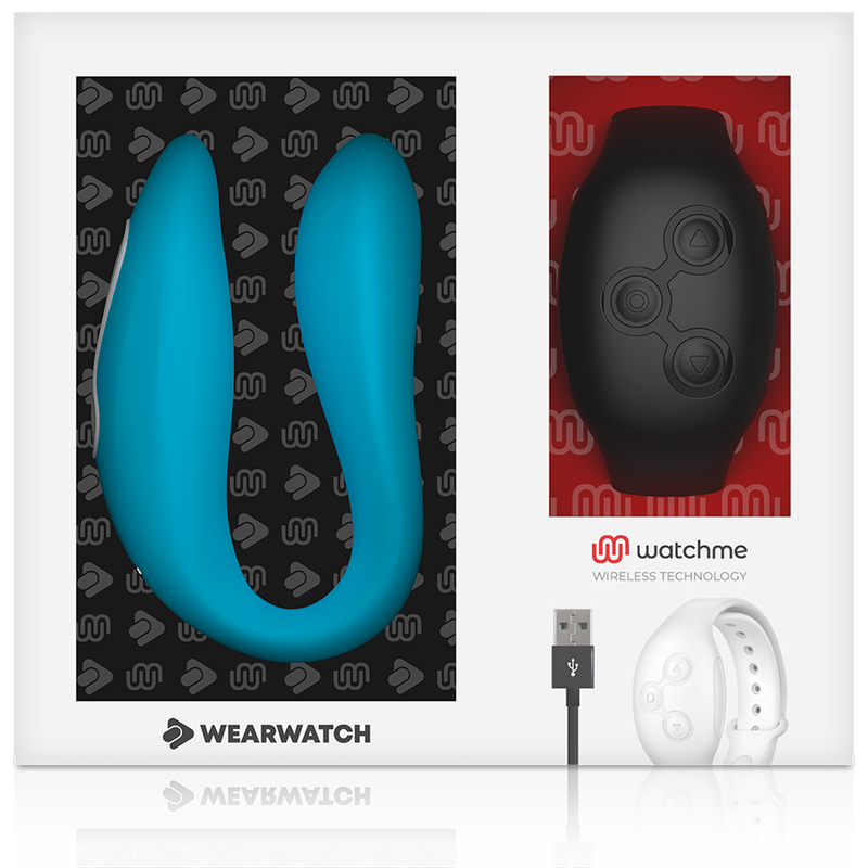 WEARWATCH - WATCHME DUAL TECHNOLOGY VIBRATOR INDIGO / JET - 53Xshop