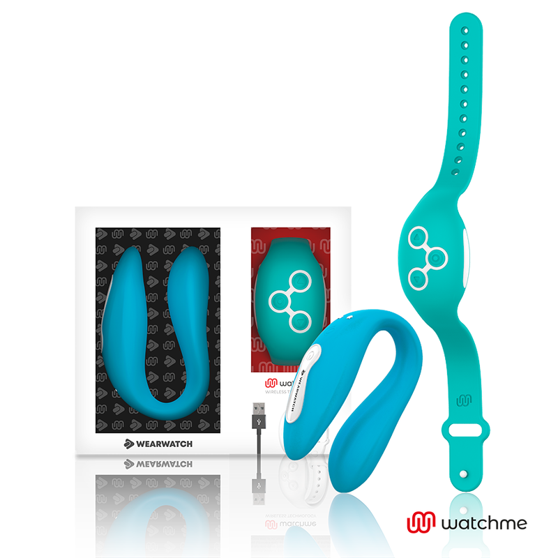 WEARWATCH - DUAL TECHNOLOGY WATCHME VIBRATOR INDIGO/SEAWATER - 53Xshop