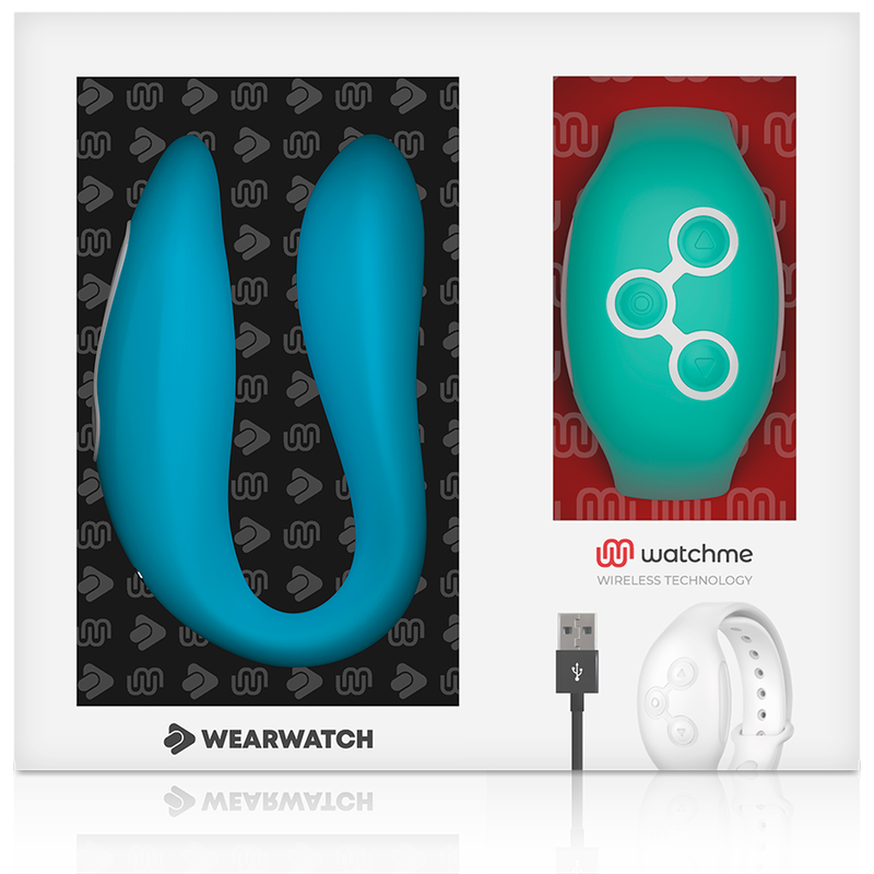 WEARWATCH - DUAL TECHNOLOGY WATCHME VIBRATOR INDIGO/SEAWATER - 53Xshop