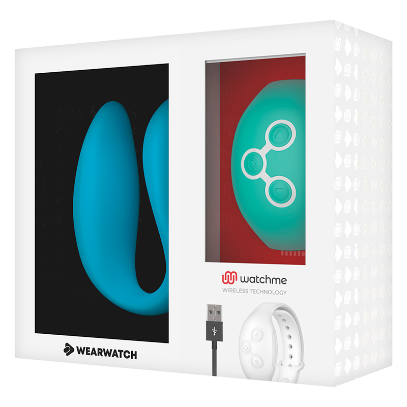 WEARWATCH - DUAL TECHNOLOGY WATCHME VIBRATOR INDIGO/SEAWATER - 53Xshop