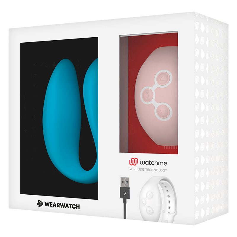 WEARWATCH - WATCHME DUAL TECHNOLOGY VIBRATOR INDIGO / PINK - 53Xshop
