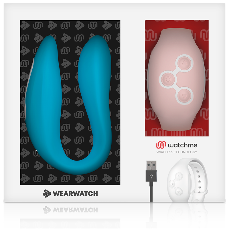 WEARWATCH - WATCHME DUAL TECHNOLOGY VIBRATOR INDIGO / PINK - 53Xshop