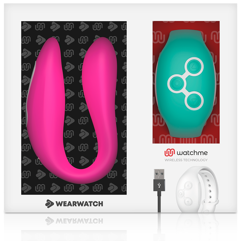 WEARWATCH - DUAL TECHNOLOGY WATCHME VIBRATOR FUCHSIA / SEAWATER - 53Xshop