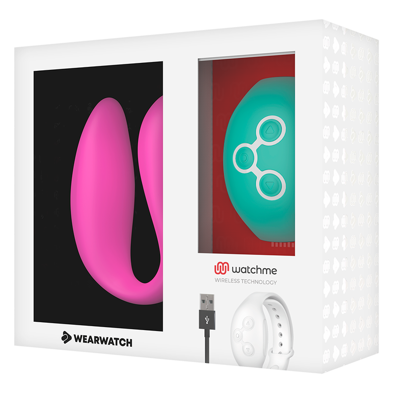 WEARWATCH - DUAL TECHNOLOGY WATCHME VIBRATOR FUCHSIA / SEAWATER - 53Xshop
