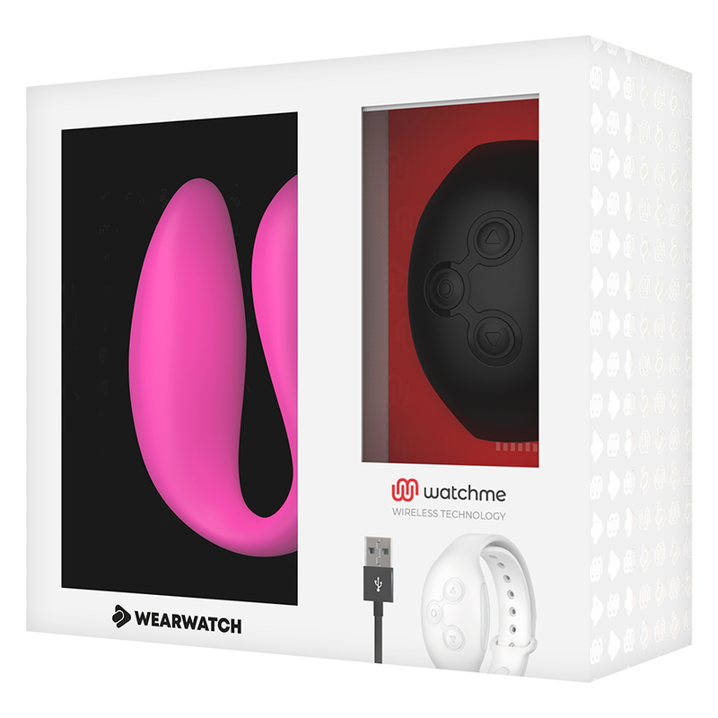 WEARWATCH - WATCHME DUAL TECHNOLOGY VIBRATOR FUCHSIA/AZABACHE - 53Xshop